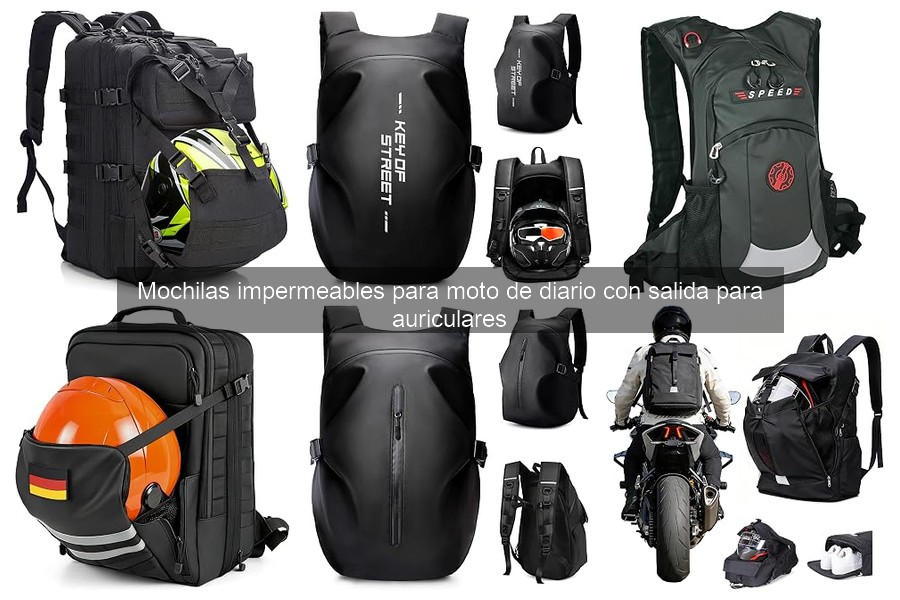 Problemas comunes mochilas impermeables para moto y soluciones