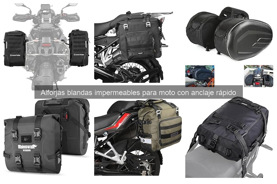 Problemas y soluciones con alforjas blandas para moto