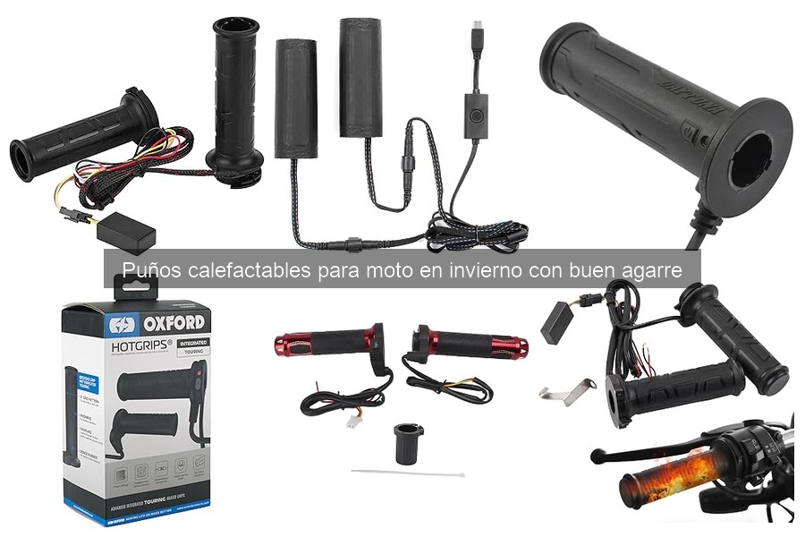 Puños calefactables para moto: cómo funcionan y sus beneficios