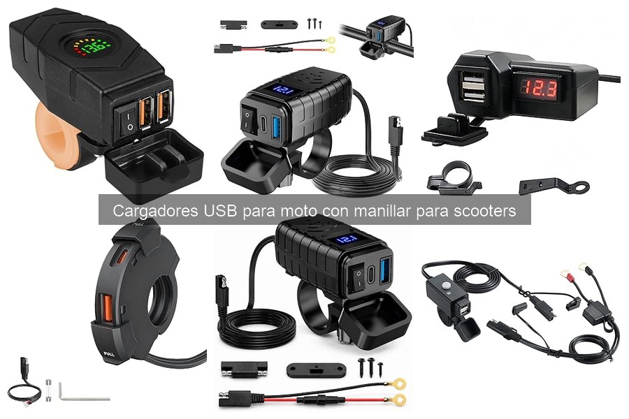 ¿Qué es un cargador USB para moto con manillar?