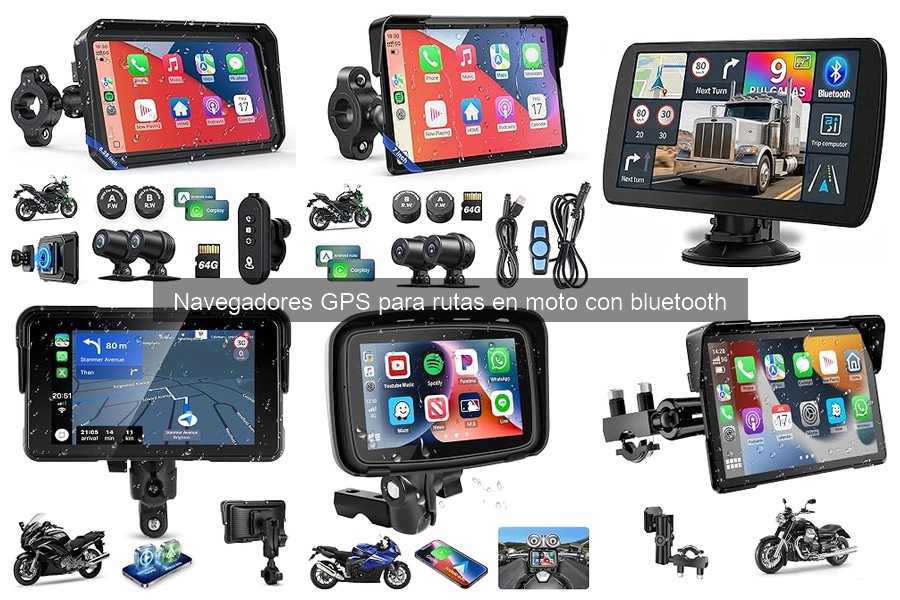 ¿Qué es un navegador GPS para motos con bluetooth?