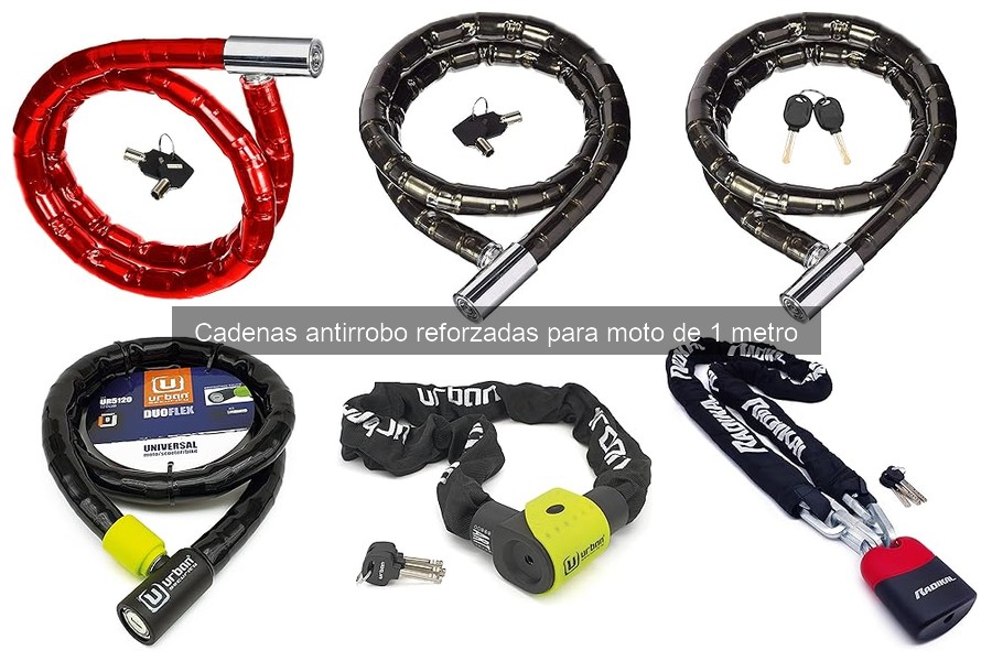 ¿Qué es una cadena antirrobo reforzada para moto?