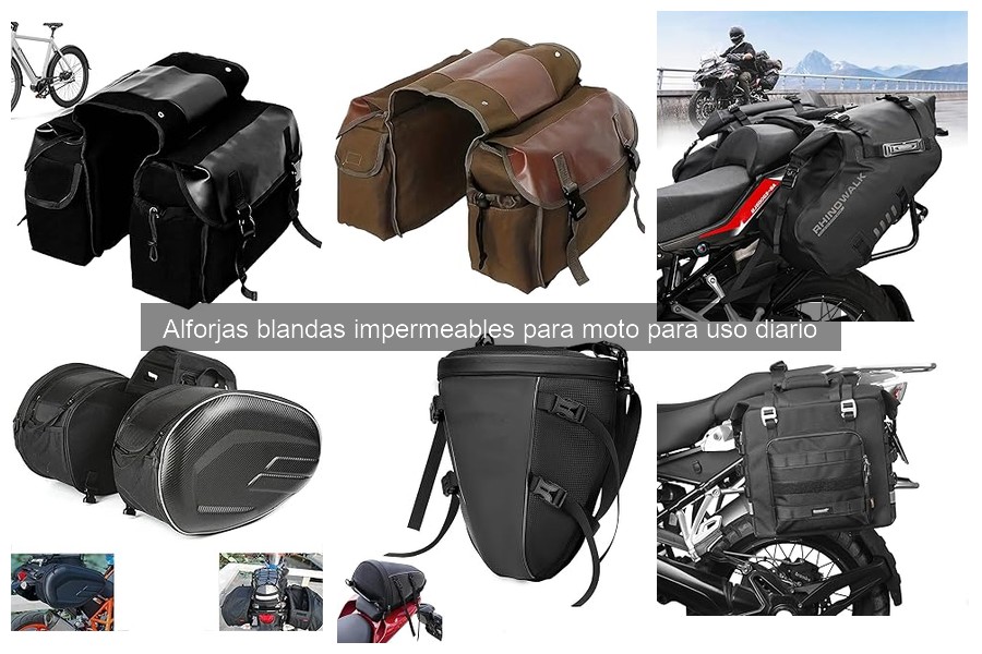 Qué son las alforjas blandas impermeables para moto