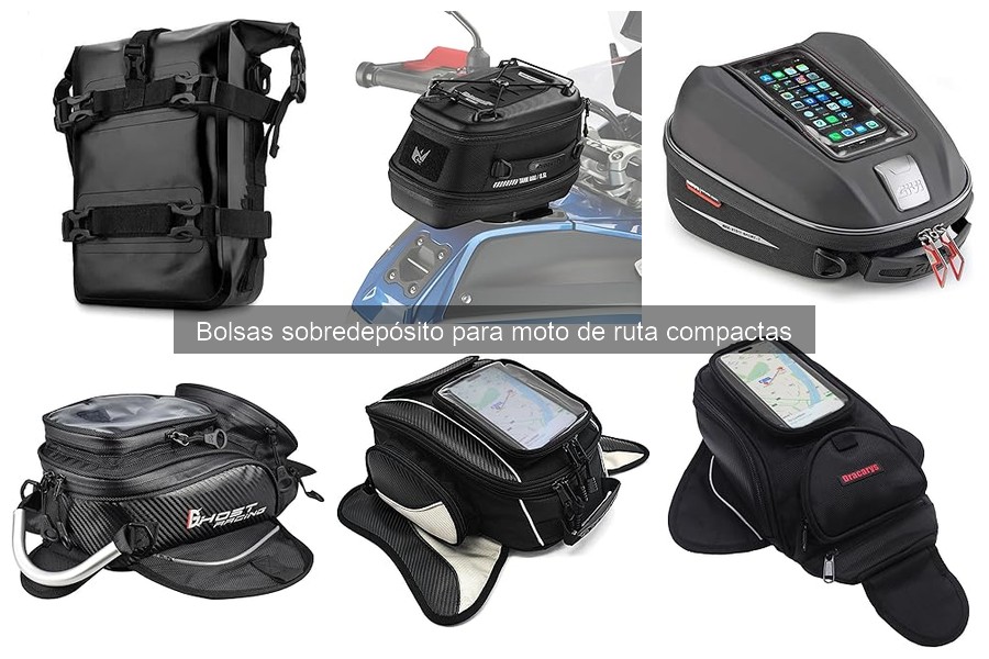 ¿Qué son las bolsas sobredepósito para moto de ruta compactas?