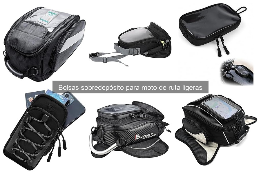 Qué son las bolsas sobredepósito para moto de ruta ligeras