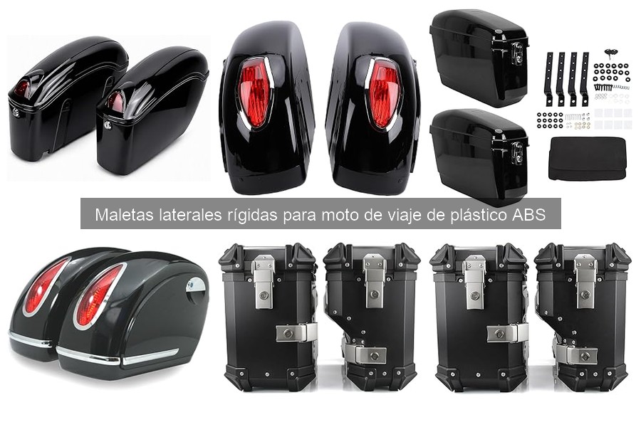 ¿Qué son las maletas laterales rígidas ABS para moto?