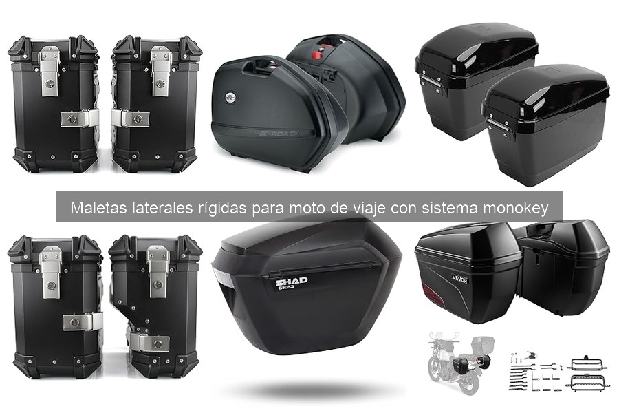 ¿Qué son las maletas laterales rígidas Monokey para moto?