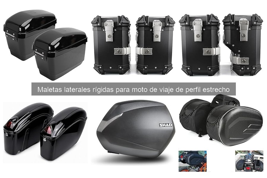 ¿Qué son las maletas laterales rígidas para moto de viaje?