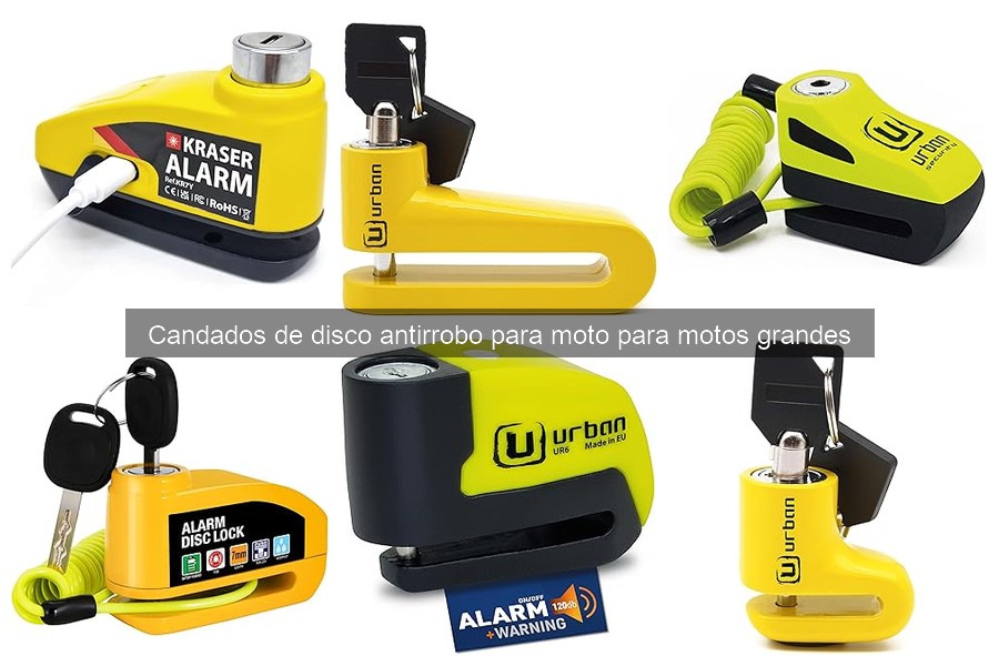 ¿Qué son los candados de disco antirrobo para motos grandes?