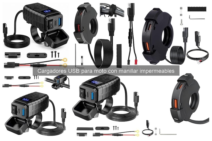 ¿Qué son los cargadores USB impermeables para moto?