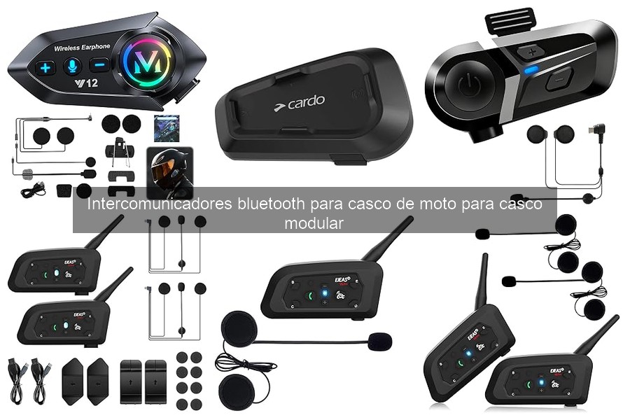 ¿Qué son los intercomunicadores bluetooth para casco modular?