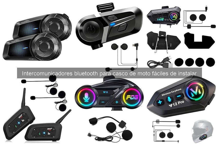 ¿Qué son los intercomunicadores Bluetooth para cascos de moto?