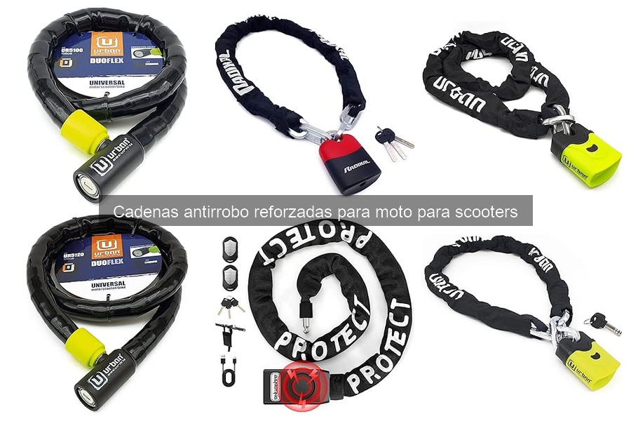 Soluciona problemas comunes con cadenas antirrobo para motos