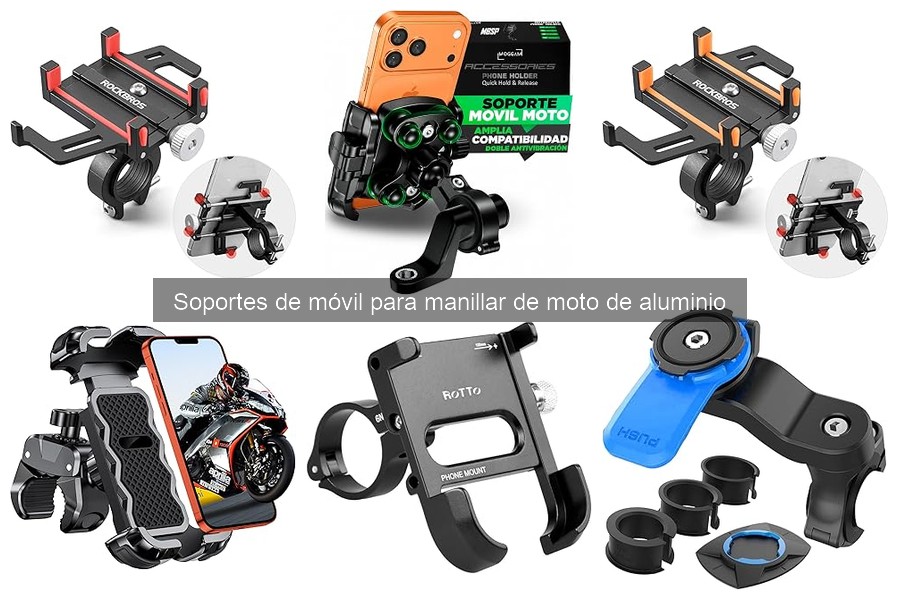 Soportes de móvil para manillar de moto de aluminio: ¿Qué son?