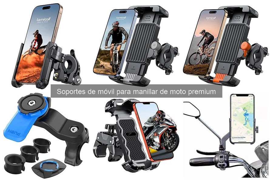 Soportes de móvil premium para manillar de moto: ¿qué son?