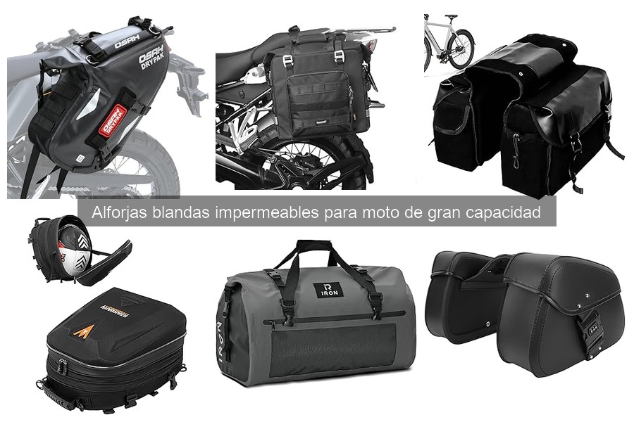 Ventajas de las alforjas blandas impermeables para moto