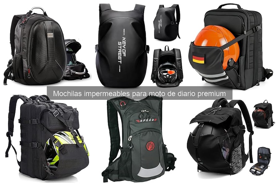 Ventajas de las mochilas impermeables para moto de diario
