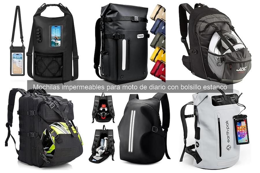 Ventajas de las mochilas impermeables para moto en 2026