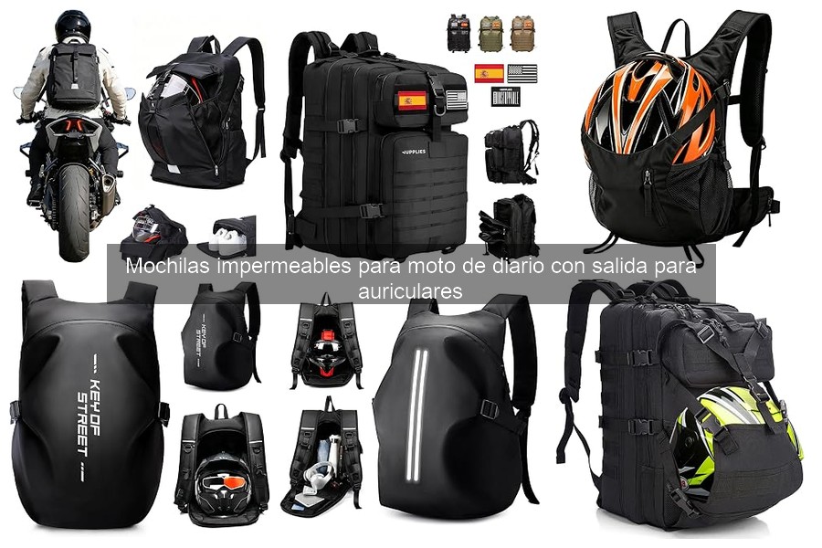Ventajas de mochilas impermeables para moto a diario