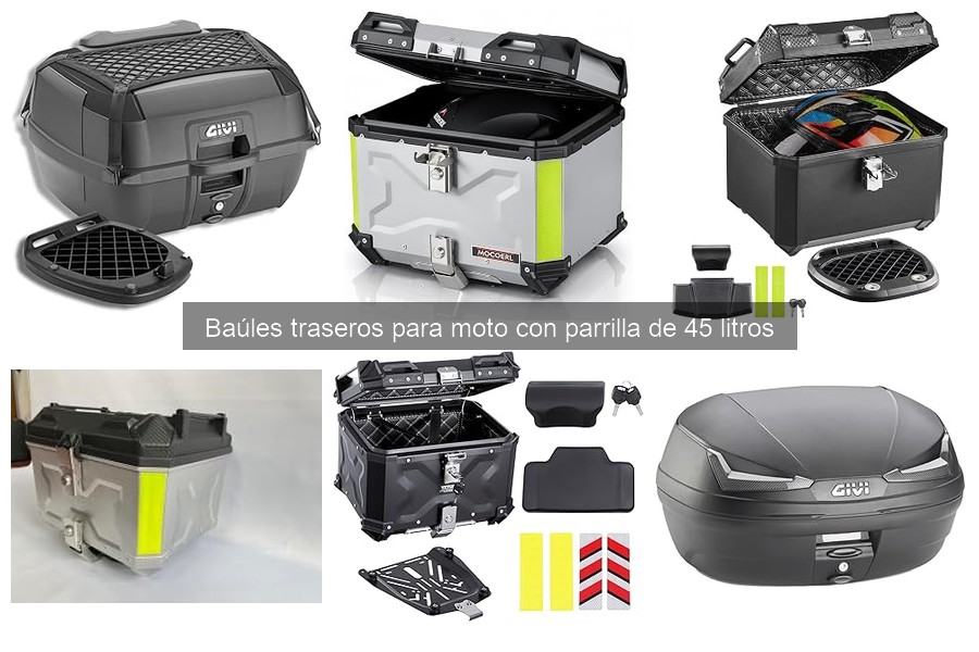 Ventajas del Baúl Trasero de 45 Litros para Motos