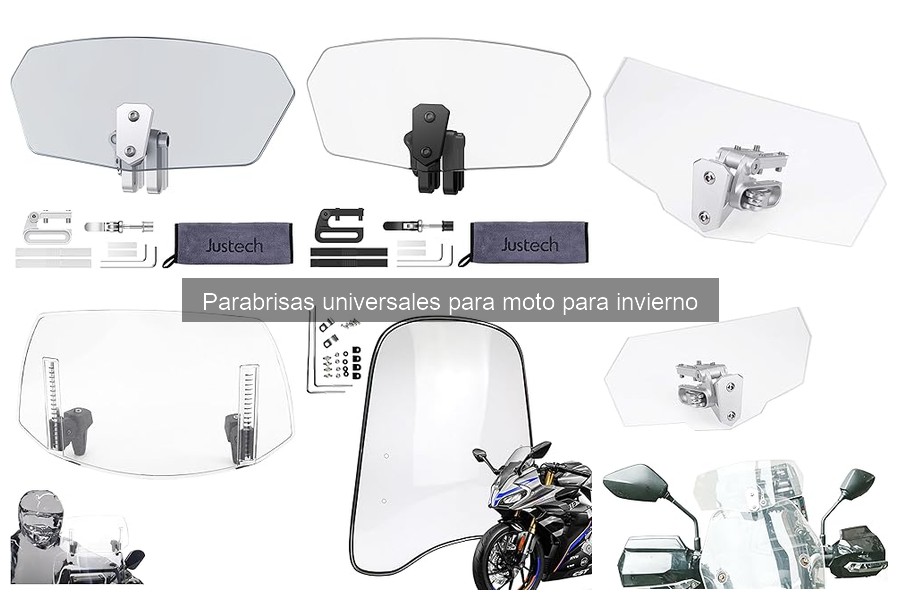 Ventajas del parabrisas universal para moto en invierno