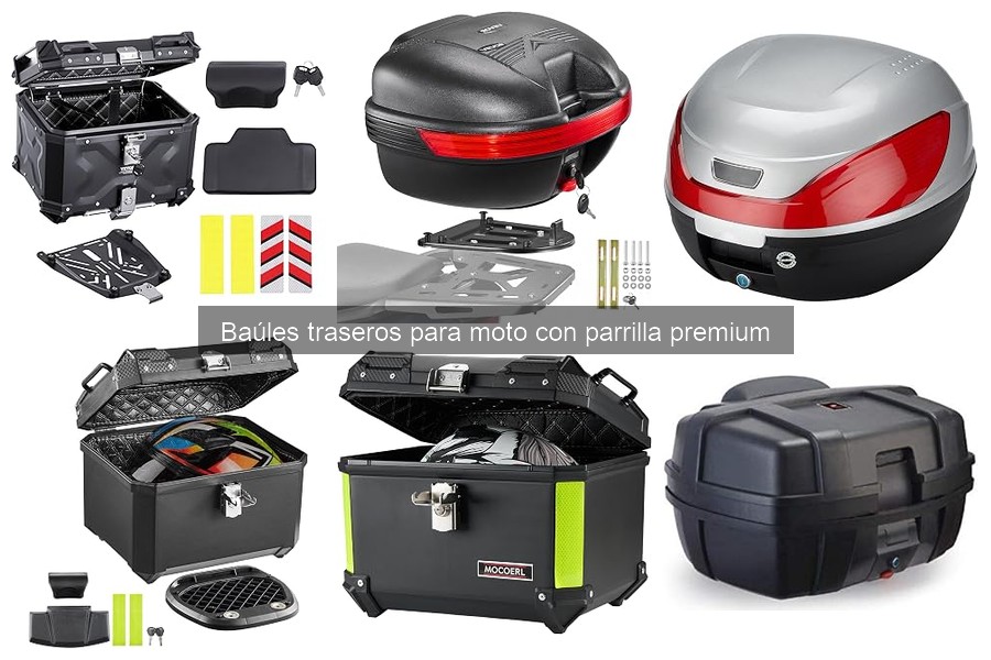 Ventajas y desventajas de baúles traseros para motos premium