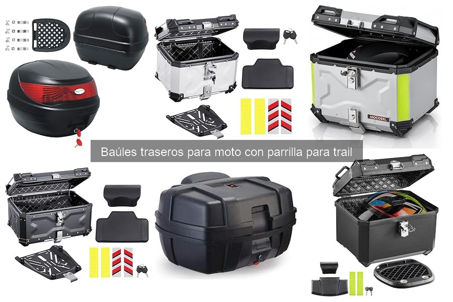 Ventajas y desventajas de baúles traseros para motos trail